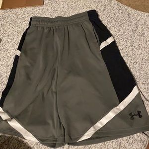 Medium, under armour athletic shorts.